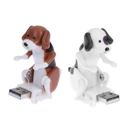 Sairis Portable Mini Cute PC Gadgets USB Divertido Humping Spot Dog Rascal Dog Toy Alivio de presi/ón Juguete para oficinista